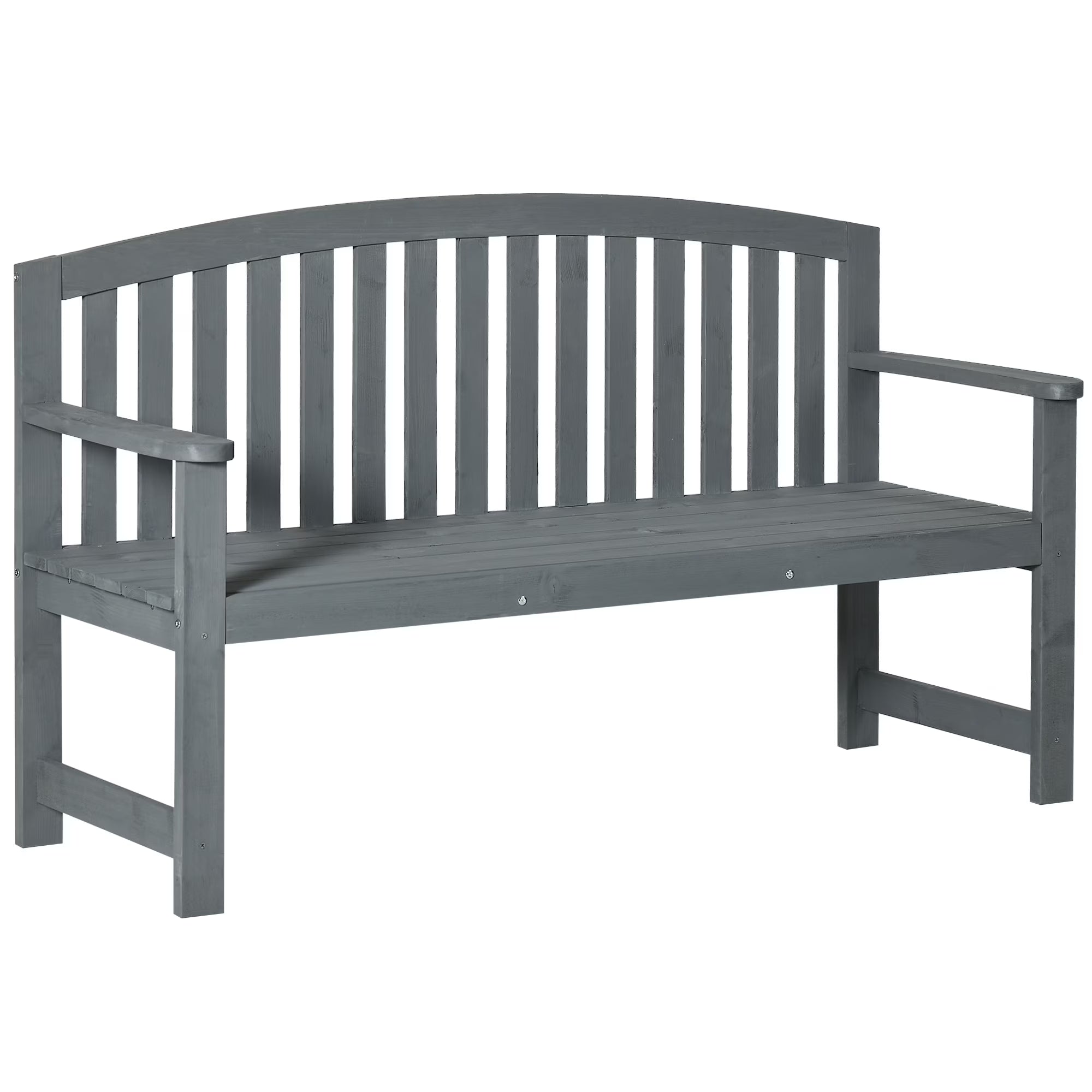 2-Person Wooden Garden Bench Patio Armchair V1999