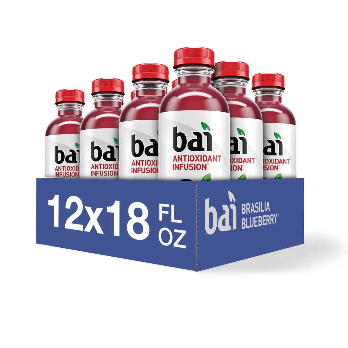 Gluten-Free Brasilia Blueberry Antioxidant Drink, 18 Fl Oz, 12 Pack Bottles I983085