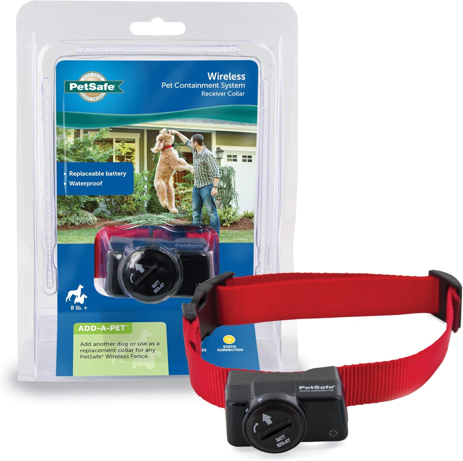 Wireless Pet Fence Pet Containment System, 1/2 Acre, Waterproof Receiver V211