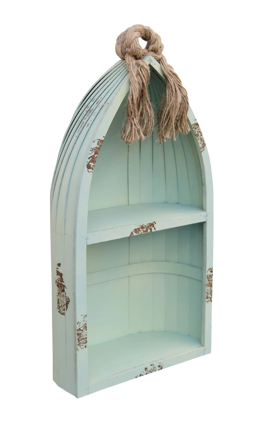 Small Canoe Shelf with Rope Z5565