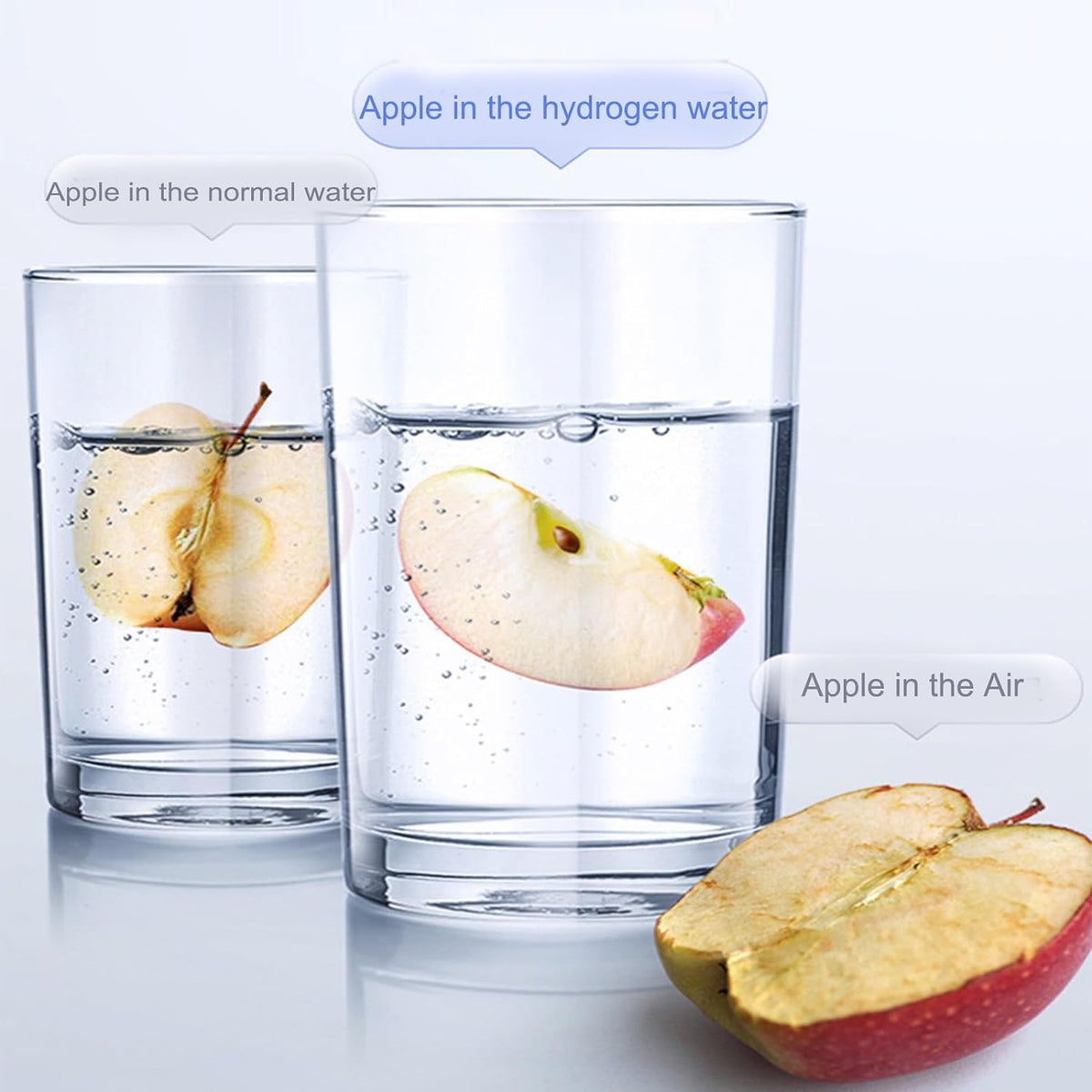 Hydrogen Water Bottle with Built-in LED Light Y60152