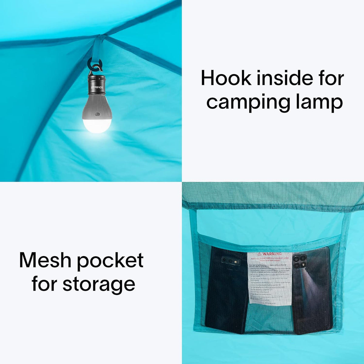 Truck Tent Pickup Camping 2 Person Waterproof Double Layer Rainfly O474