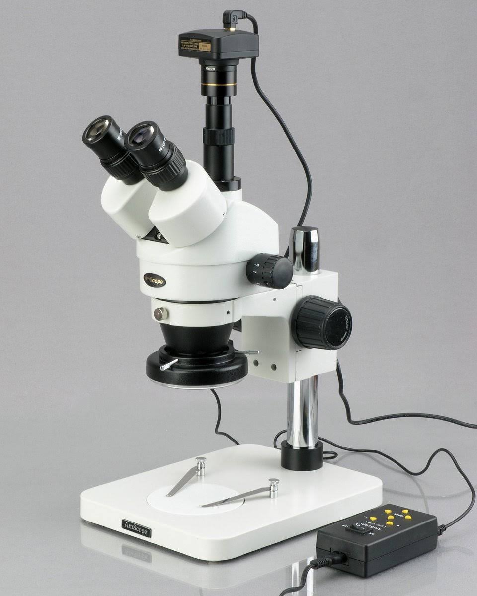 Trinocular Stereo Zoom Microscope, 7X-90X Magnification D928