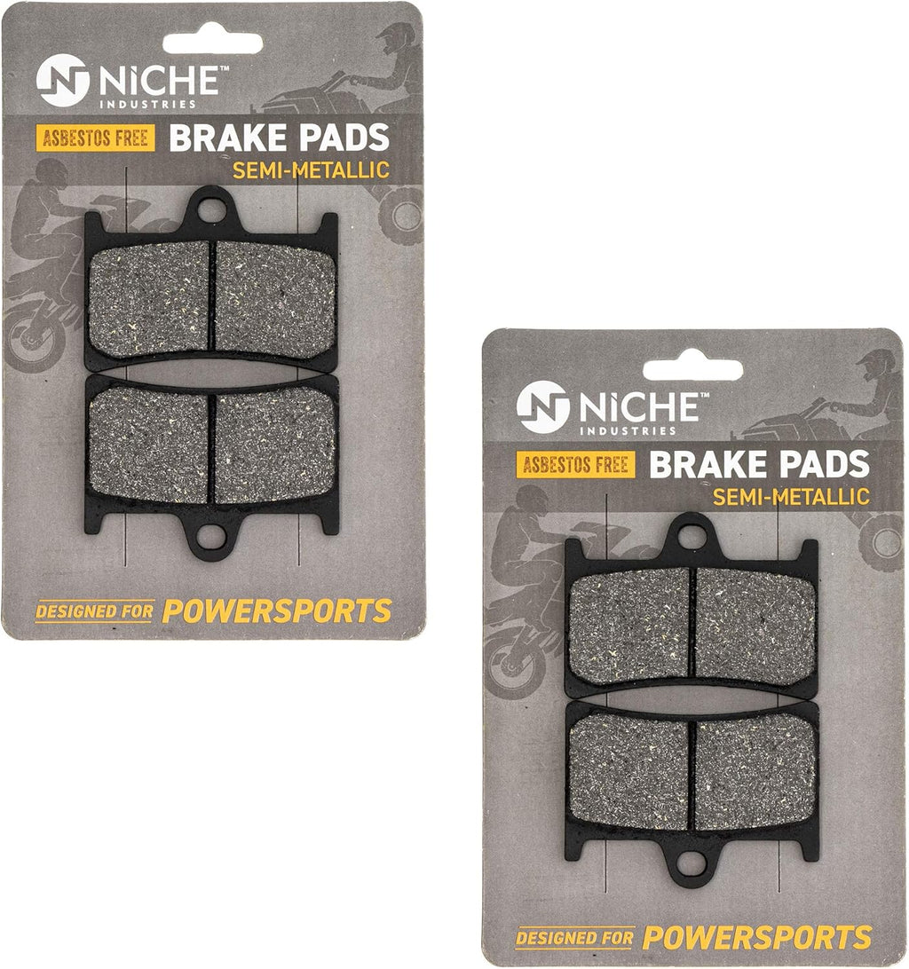 Brake Pad Set Semi-Metallic Pack of 2 Q172