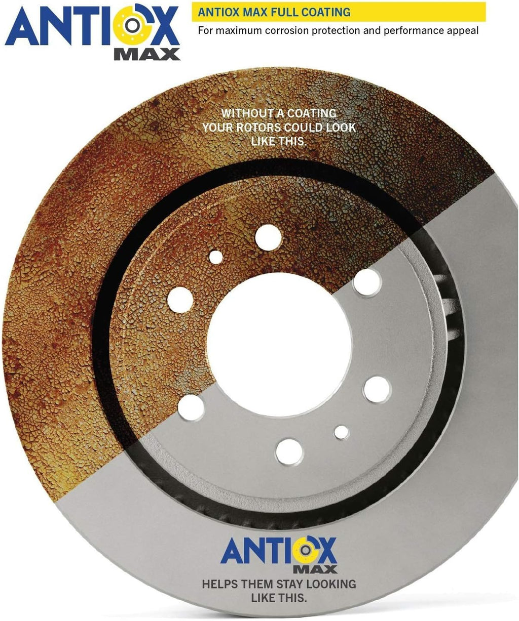 Front Brake Pads and Front Brake Rotor (2 Pack) B65906